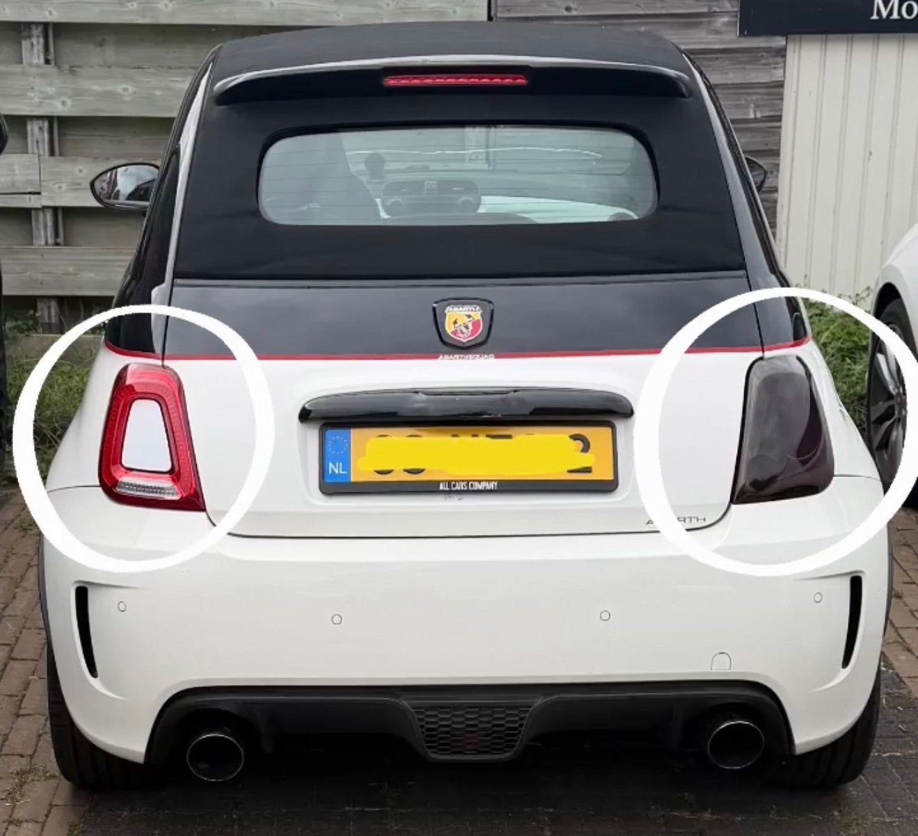 Fiat 500 Facelift LED achterlichten adapter kabel ombouw set, Auto-onderdelen, Verlichting, Ophalen, Nieuw, Fiat