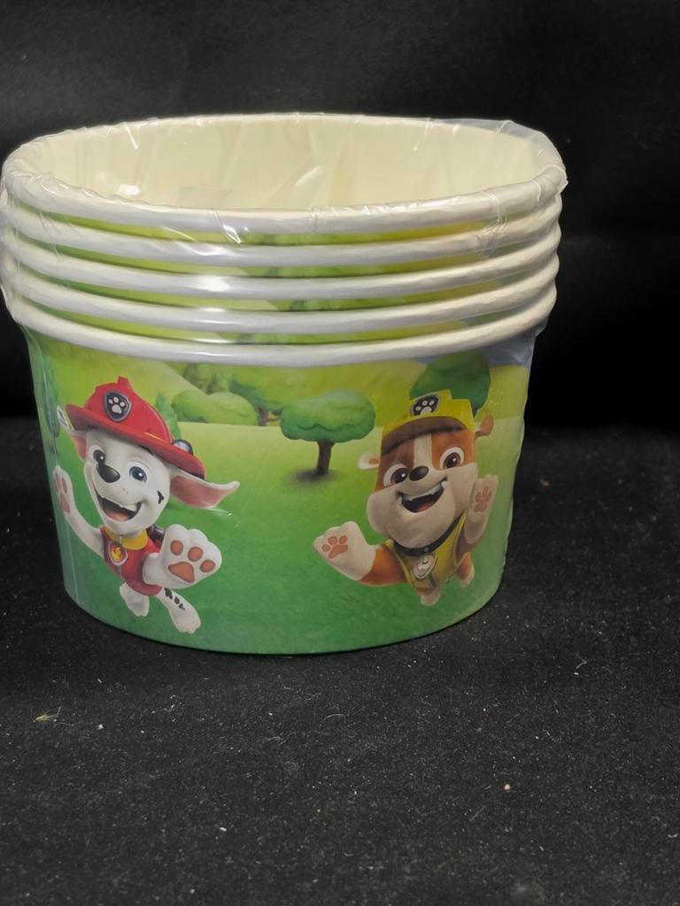 Paw Patrol wegwerp schaaltjes 5 stuks papier, Overige materialen, ., Nieuw, Ophalen of Verzenden
