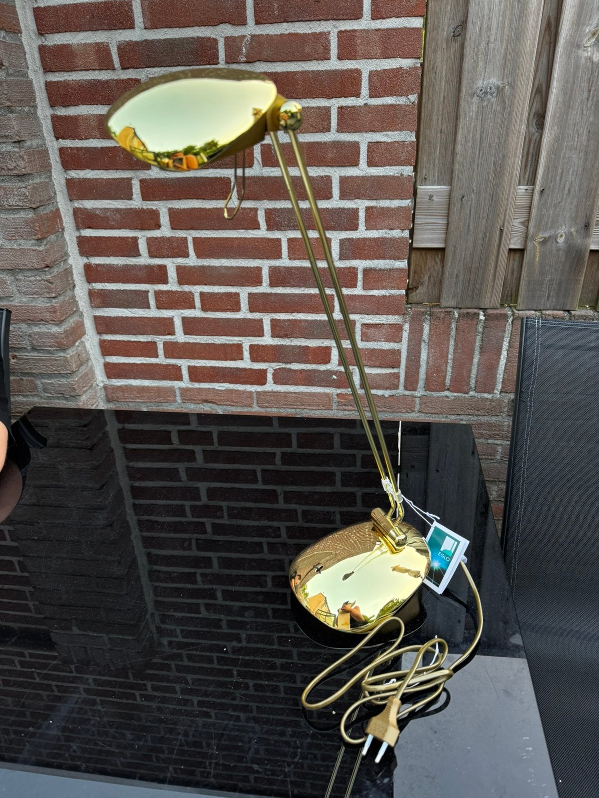 Stijlvolle vintage/design bureaulamp van EGLO, Huis en Inrichting, Lampen | Tafellampen, Ophalen of Verzenden, Zo goed als nieuw