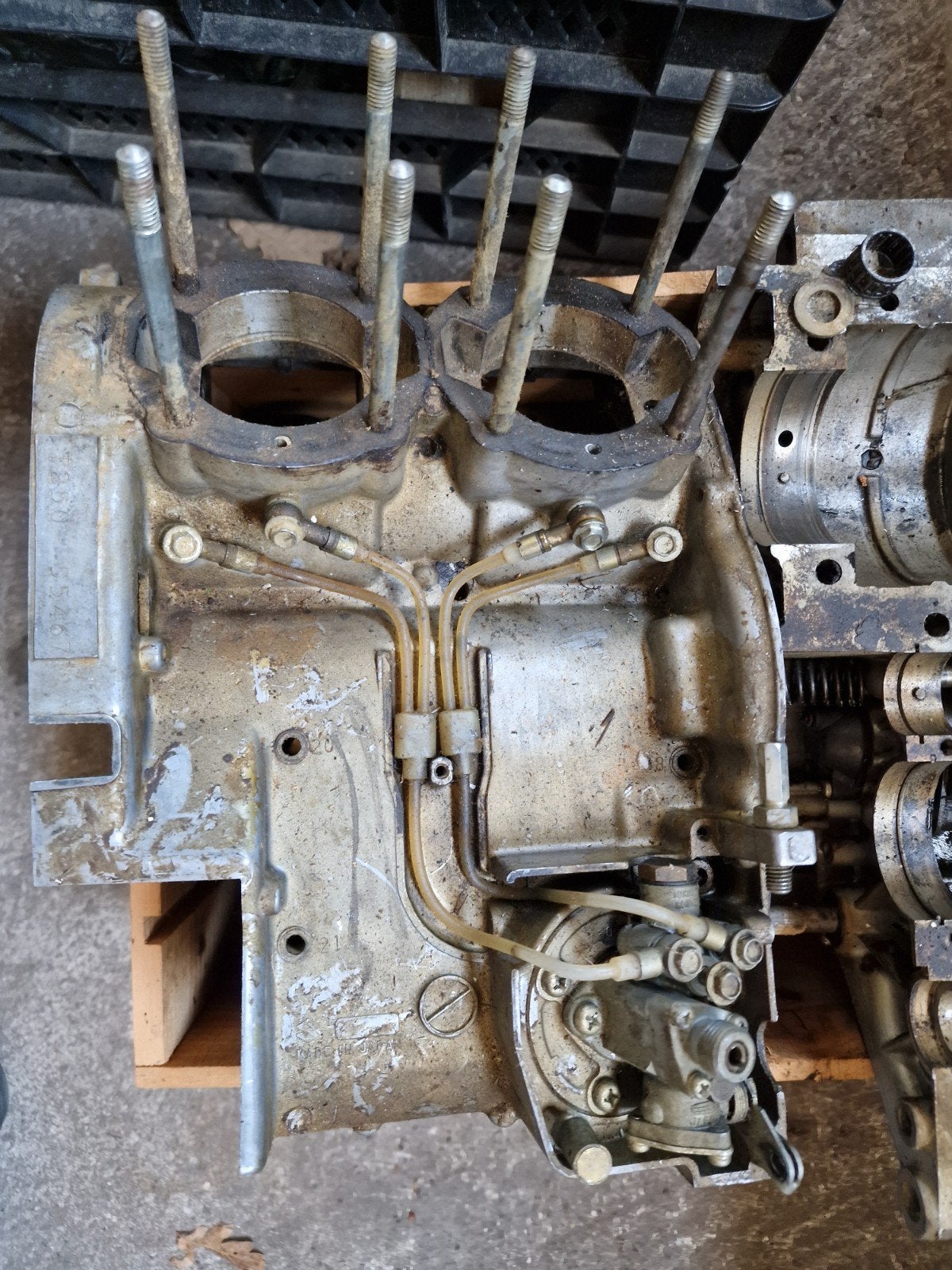 Suzuki T250 Carterset in mooie staat, geen breuken!, Ophalen of Verzenden
