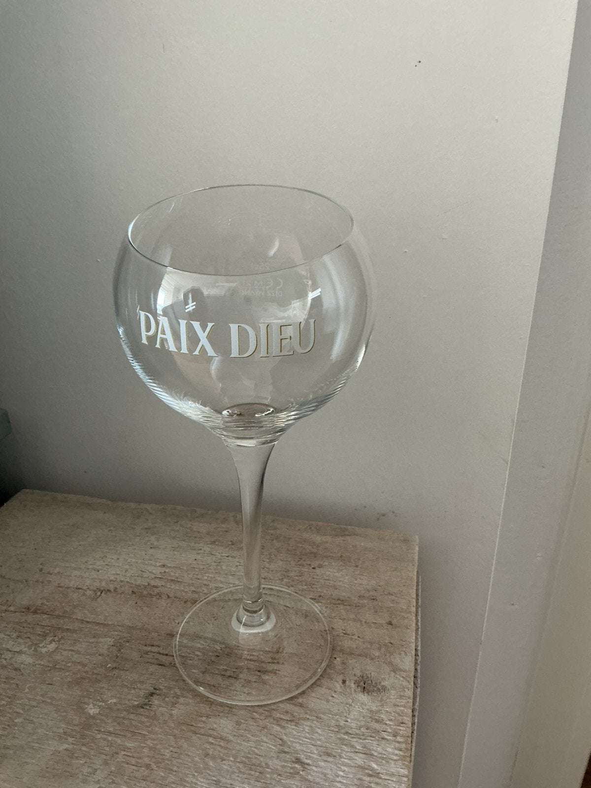 Paix dieu bierglas 25 cl., Verzamelen, Ophalen of Verzenden, Zo goed als nieuw, Glas of Glazen, Overige merken