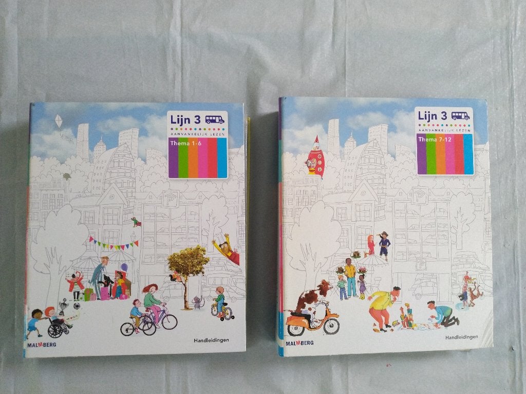 Handleidingen map thema 1-6 en 7-12 Groep 3 -Lijn 3-Versie 1, Ophalen of Verzenden, Gelezen, Overige niveaus, Nederlands