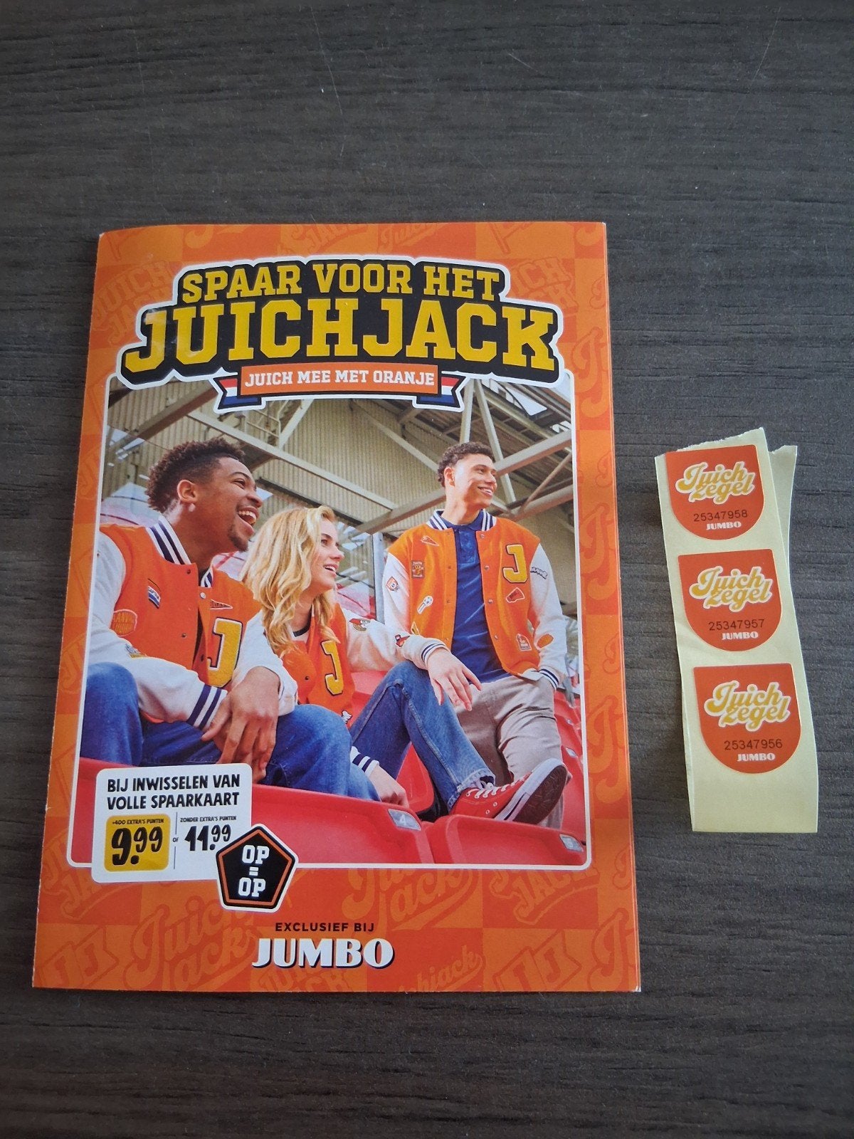 Jumbo JuichJack spaarkaart + 3 zegels, Verzamelen, Supermarktacties, Jumbo, Ophalen