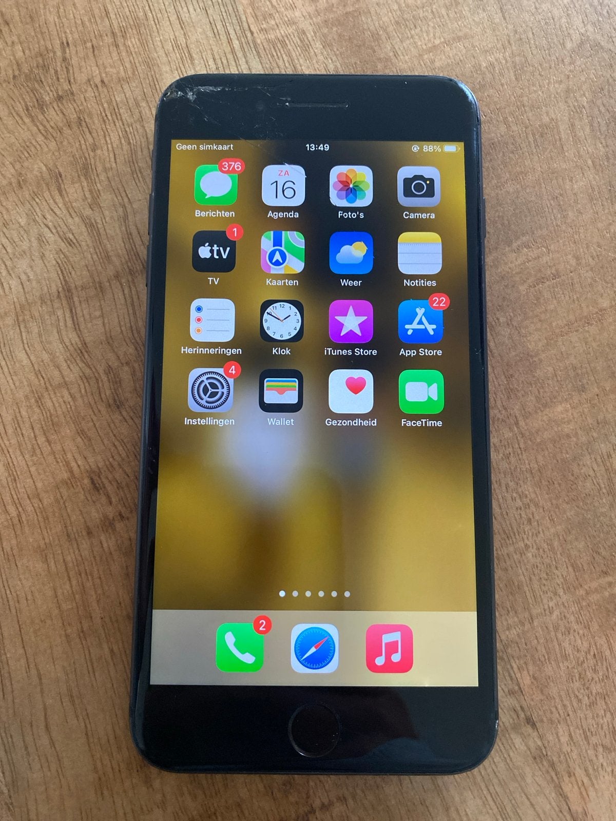 iPhone 8 Plus - 64 GB, Telecommunicatie, Mobiele telefoons | Apple iPhone, 99 %, Gebruikt, IPhone 8 Plus, Zwart