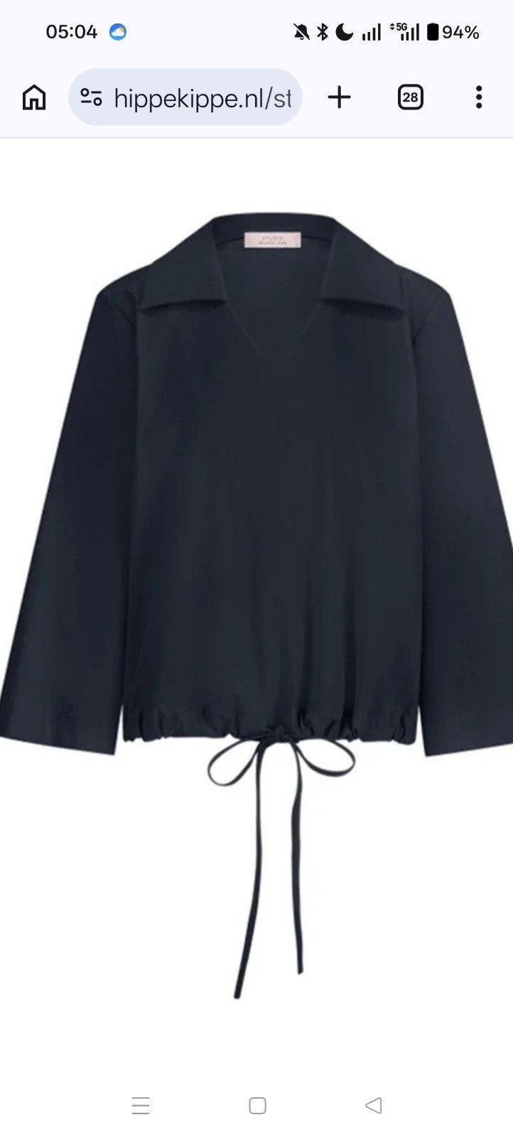 Gezocht: Studio Anneloes Odette blouse donkerblauw/rust L/XL, Studio Anneloes, Blauw, Maat 42/44 (L), Ophalen of Verzenden
