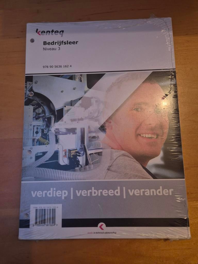 Kenteq Bedrijfsleer Niveau 3 - Nieuw in folie, Boeken, Schoolboeken, Ophalen of Verzenden, Nieuw, VMBO, Overige vakken