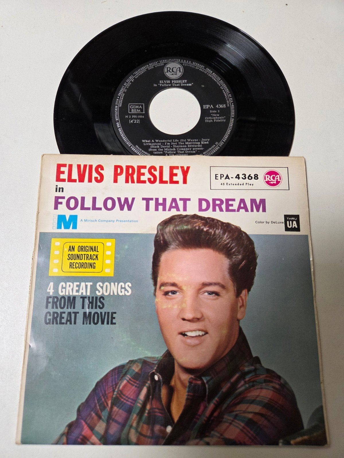 Elvis Presley - Follow That Dream EP (Vinyl, 7 inch), Gebruikt, 7 inch, Pop, EP