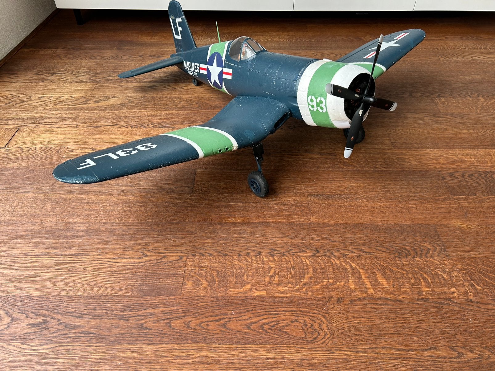 4FU Corsair Modelvliegtuig Warbird 1,21m, Ophalen of Verzenden, Zo goed als nieuw