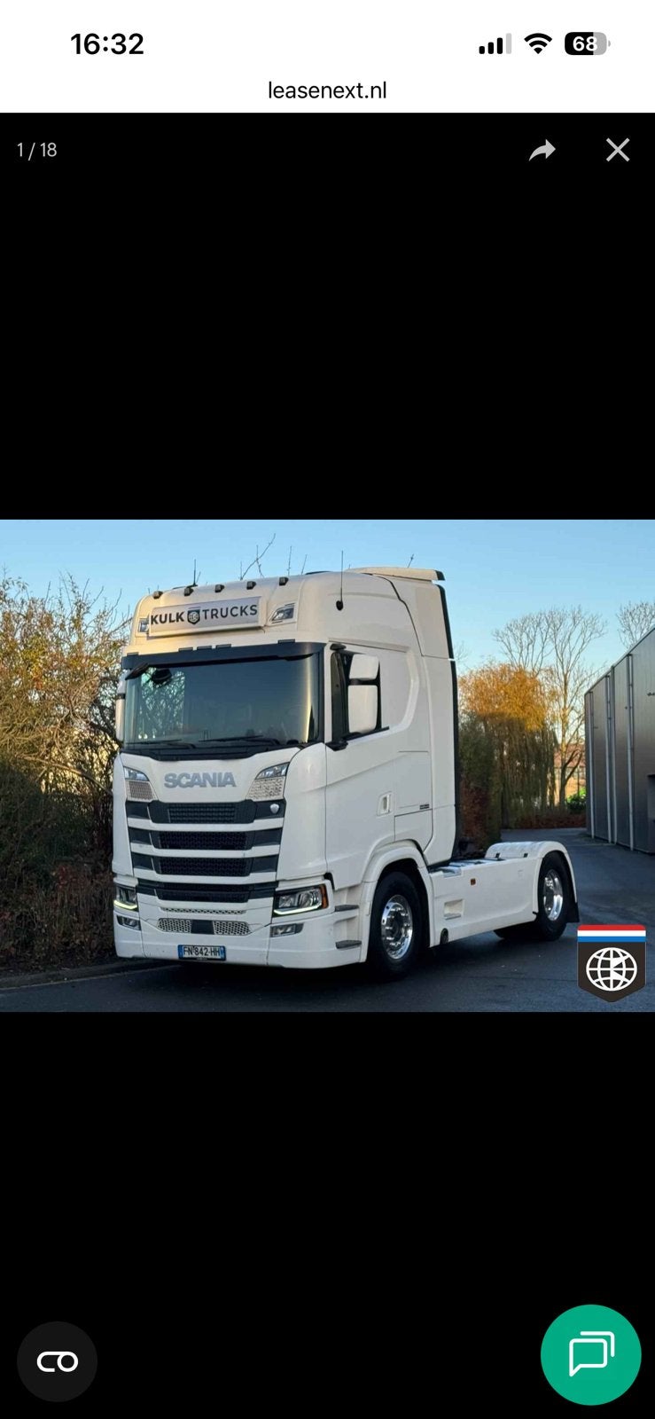 Scania 500s full options incl pto, Auto's, Automaat, Scania, Wit, Leder