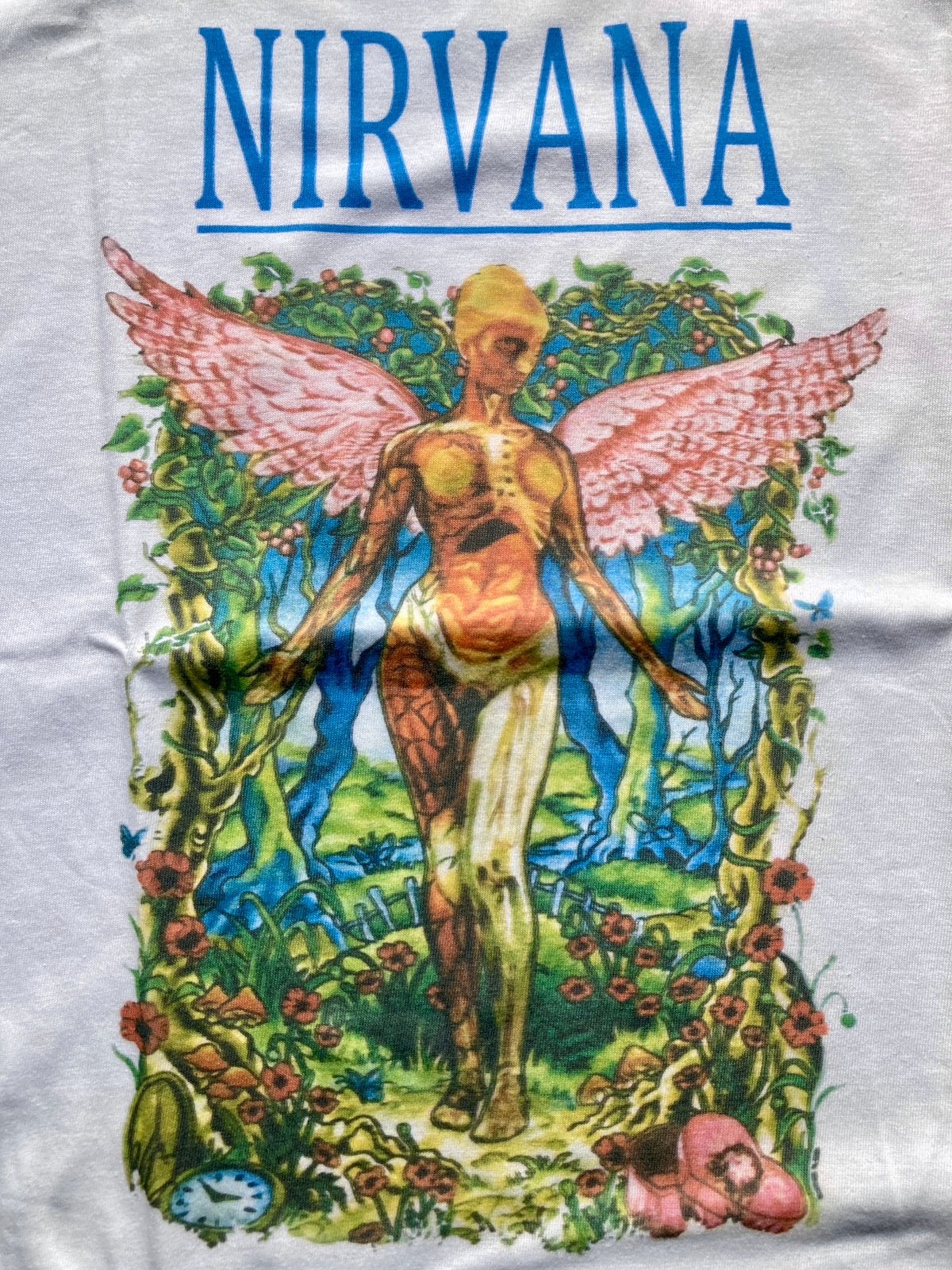Nieuw t-shirt Nivana, wit, maat S uniseks, Ophalen of Verzenden, Nieuw, Wit
