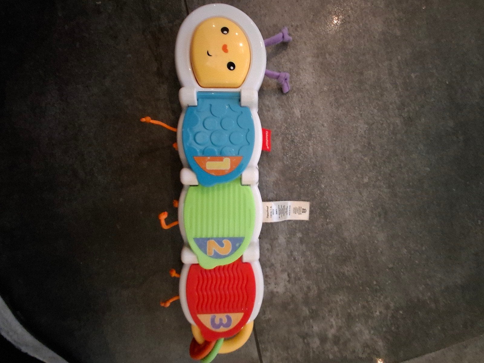 Fisher-Price Rups Speelgoed met Cijfers en Geluid, Ophalen, Gebruikt