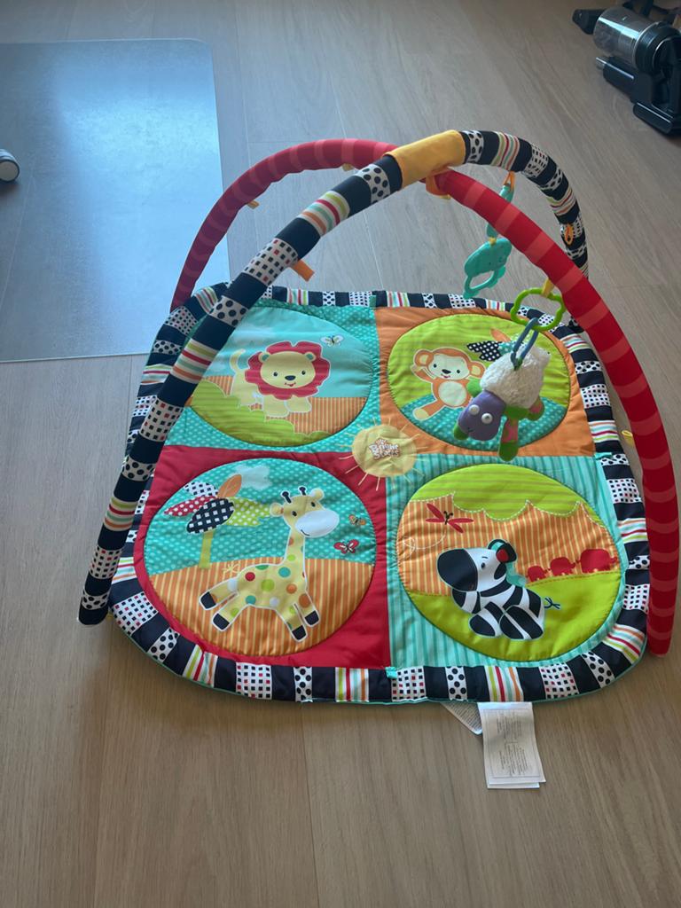 Bright Starts Speelkleed met Babygym - Safari Thema, Ophalen, Zo goed als nieuw, Speelkleed