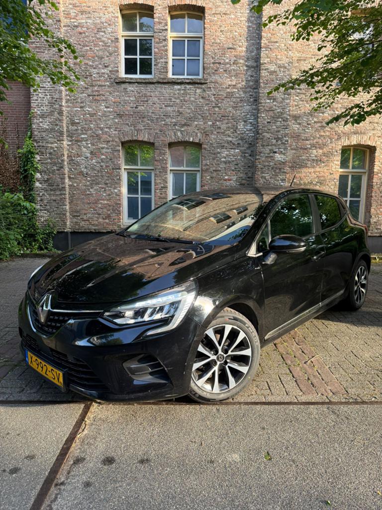 Renault Clio 1.0 TCe 100pk luxe uitvoering 2020 Zwart, Auto's, Voorwielaandrijving, 580 kg, 100 pk, Handgeschakeld