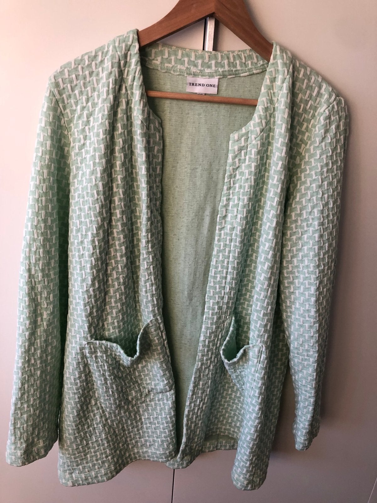 Dames vest Trend One mintgroen maat XXL, Kleding | Dames, Jassen | Zomer, Ophalen of Verzenden, Zo goed als nieuw, Maat 46/48 (XL) of groter