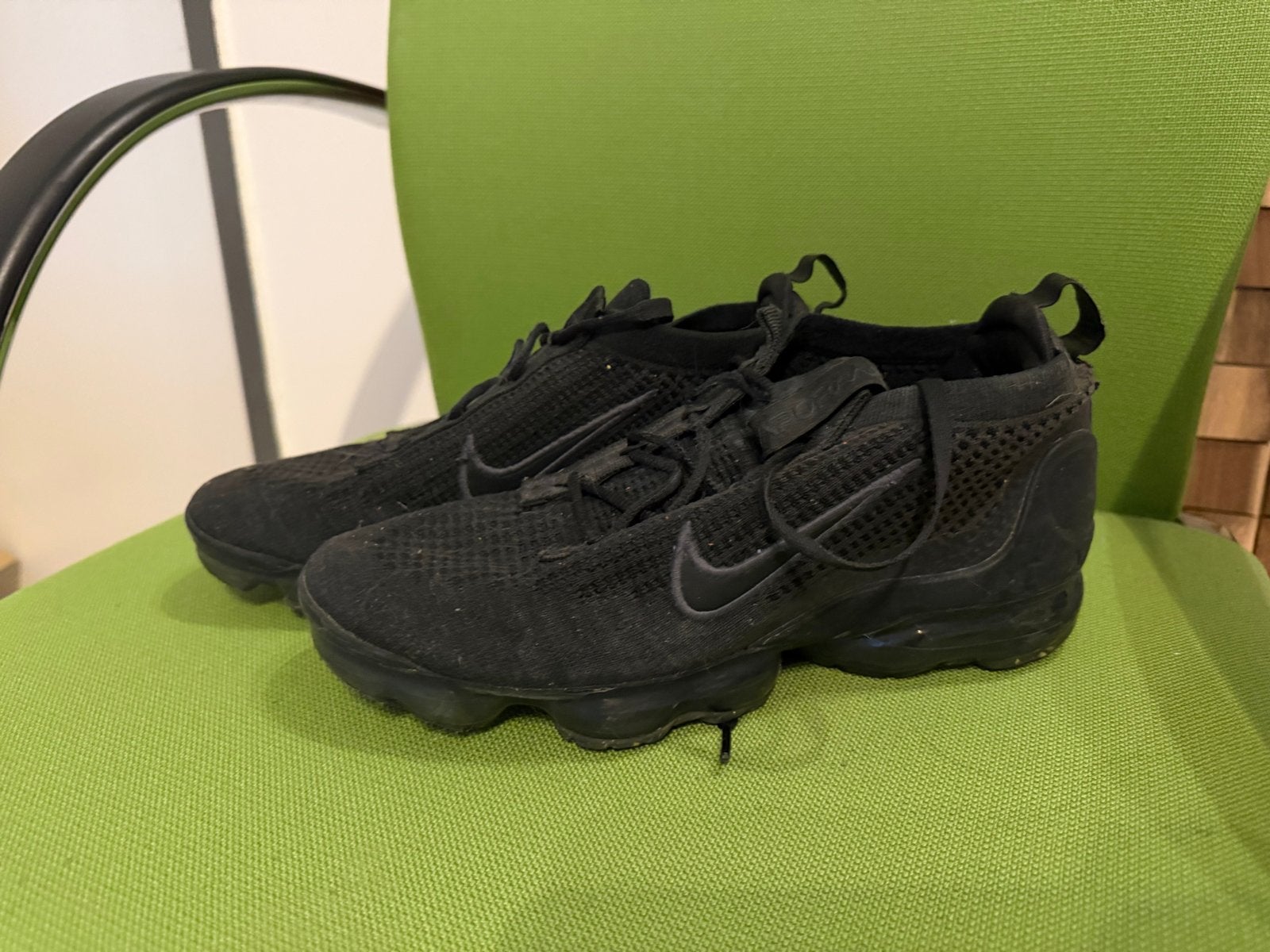 Nike VaporMax Flyknit 3 Zwart - Maat 40, Ophalen, Gedragen, Zwart, Sneakers of Gympen