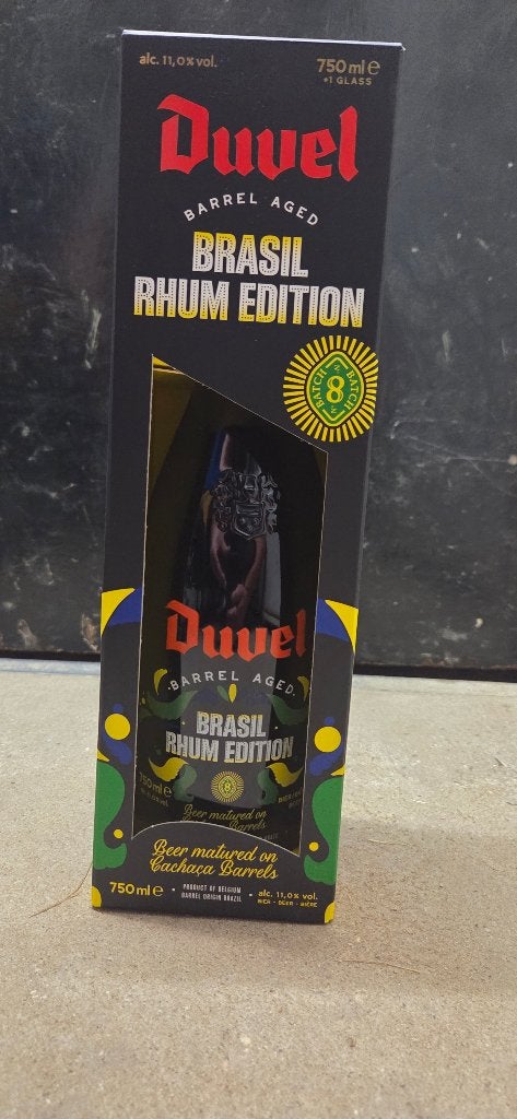 Duvel - Barrel Aged Nr.8 - Brasil Rhum 2023 - Limited - New, Verzamelen, Ophalen of Verzenden, Zo goed als nieuw, Glas of Glazen