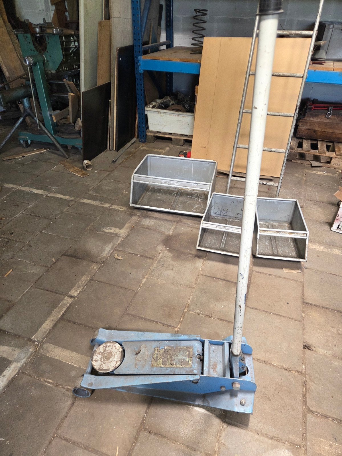 Robuuste Garagekrik - Hydraulisch - Gebruikt, Ophalen, Gebruikt, Hydraulisch, Garagekrik