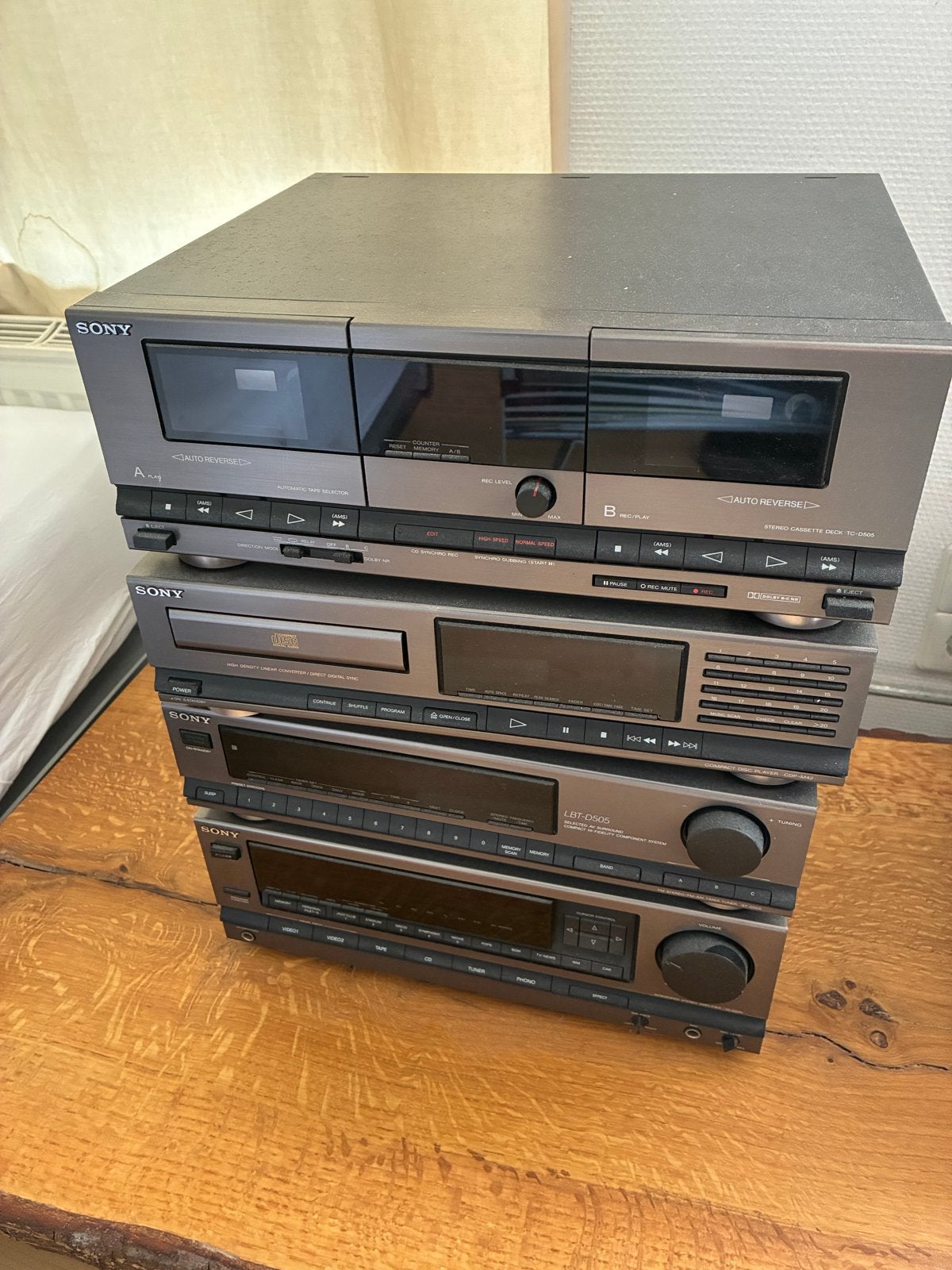 Sony LBT-D505 Hifi Set met Cassettedeck, CD-speler, Tuner, Ophalen, Gebruikt, Cassettedeck, Losse componenten