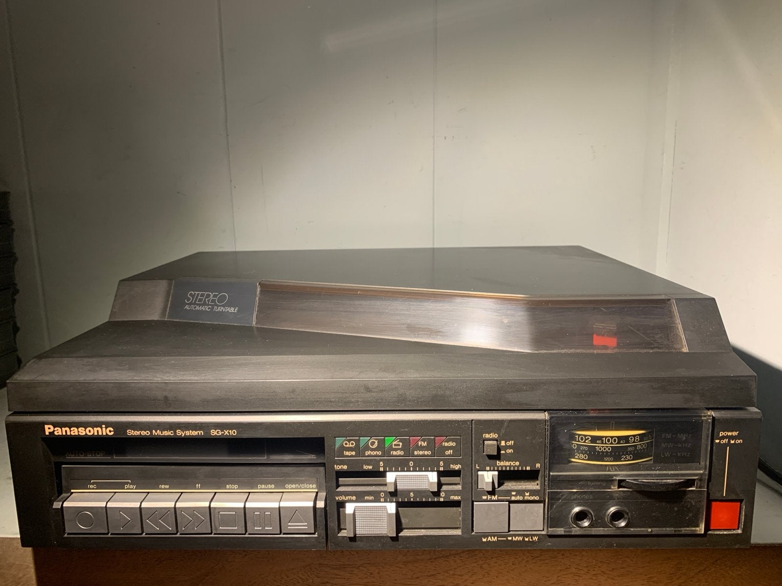 Foto 3 van Panasonic SG-X10 - Cassette - Platenspeler - Radio ‘80