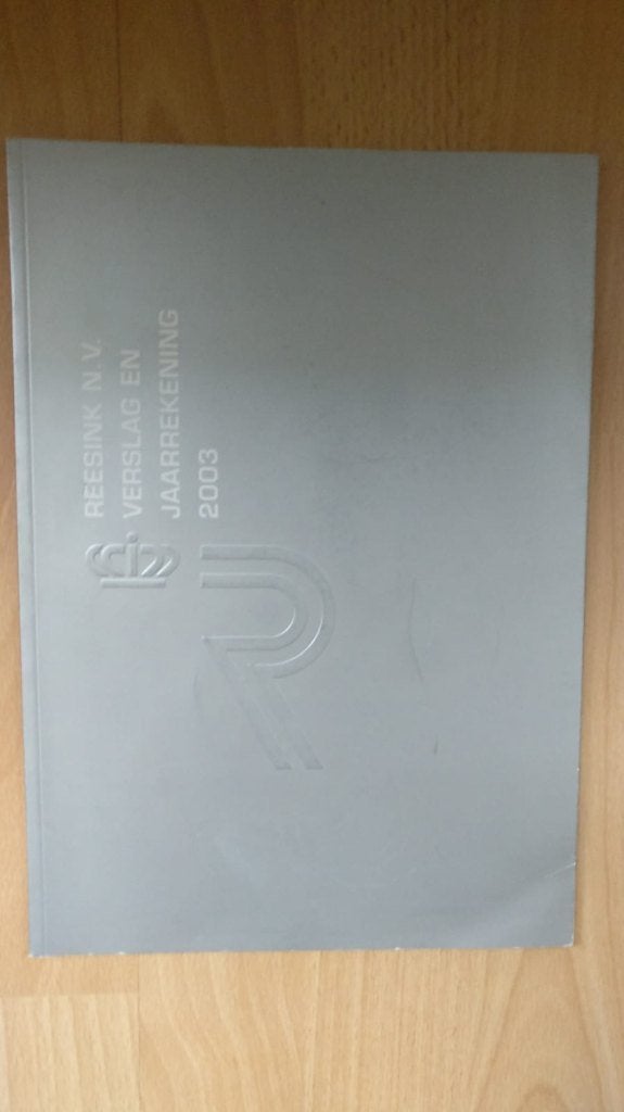 Verslag en jaarrekening van Reesink N.V. 2003, Ophalen of Verzenden, Gelezen, Overige wetenschappen