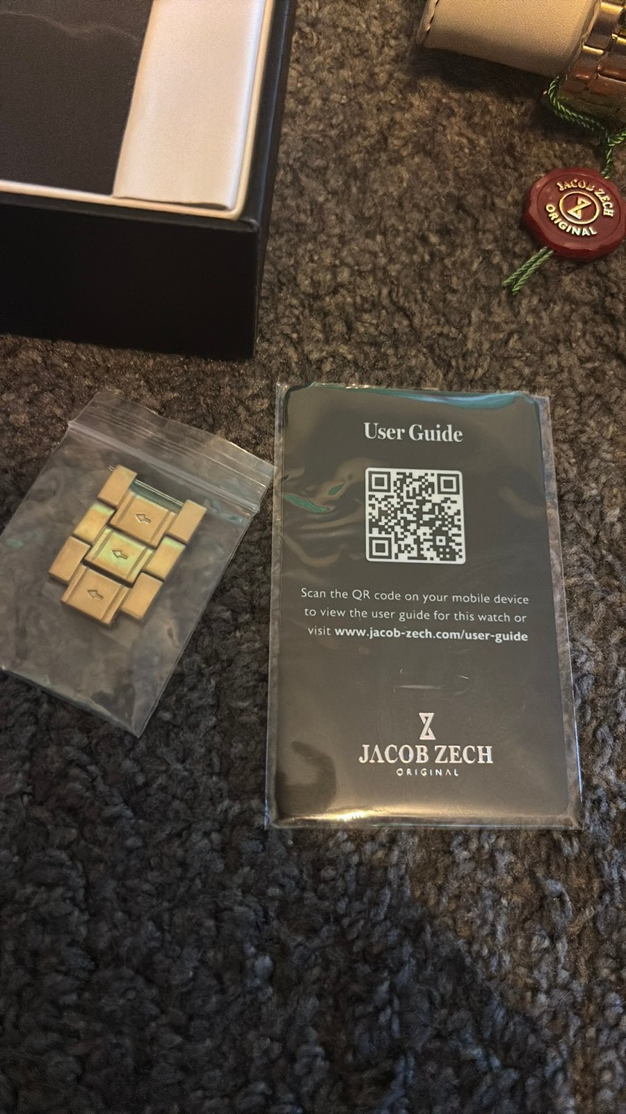 JACOB TECH HORLOGE, Ophalen of Verzenden, Nieuw, Leer, Overige merken