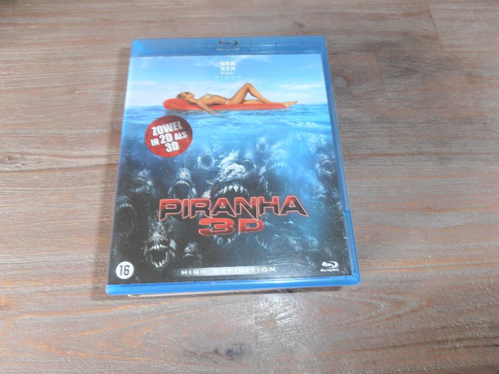 Piranha 3D Blu-ray - Actie/Horror Film, Ophalen of Verzenden, Zo goed als nieuw, Horror