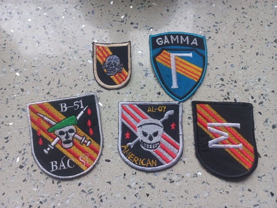 VIETNAM PATCHES  100% origineel, Ophalen of Verzenden, Landmacht, Amerika, Embleem of Badge