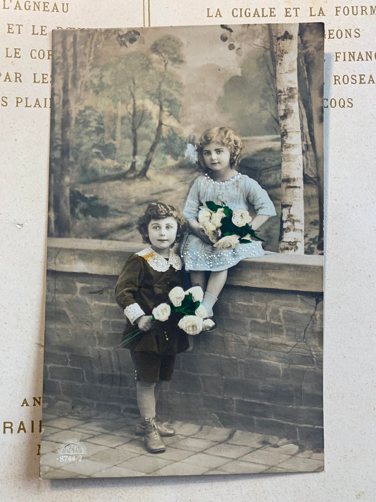 1918 Kindjes op een muurtje (SL), Ophalen of Verzenden, Voor 1920, Gelopen, Kinderen