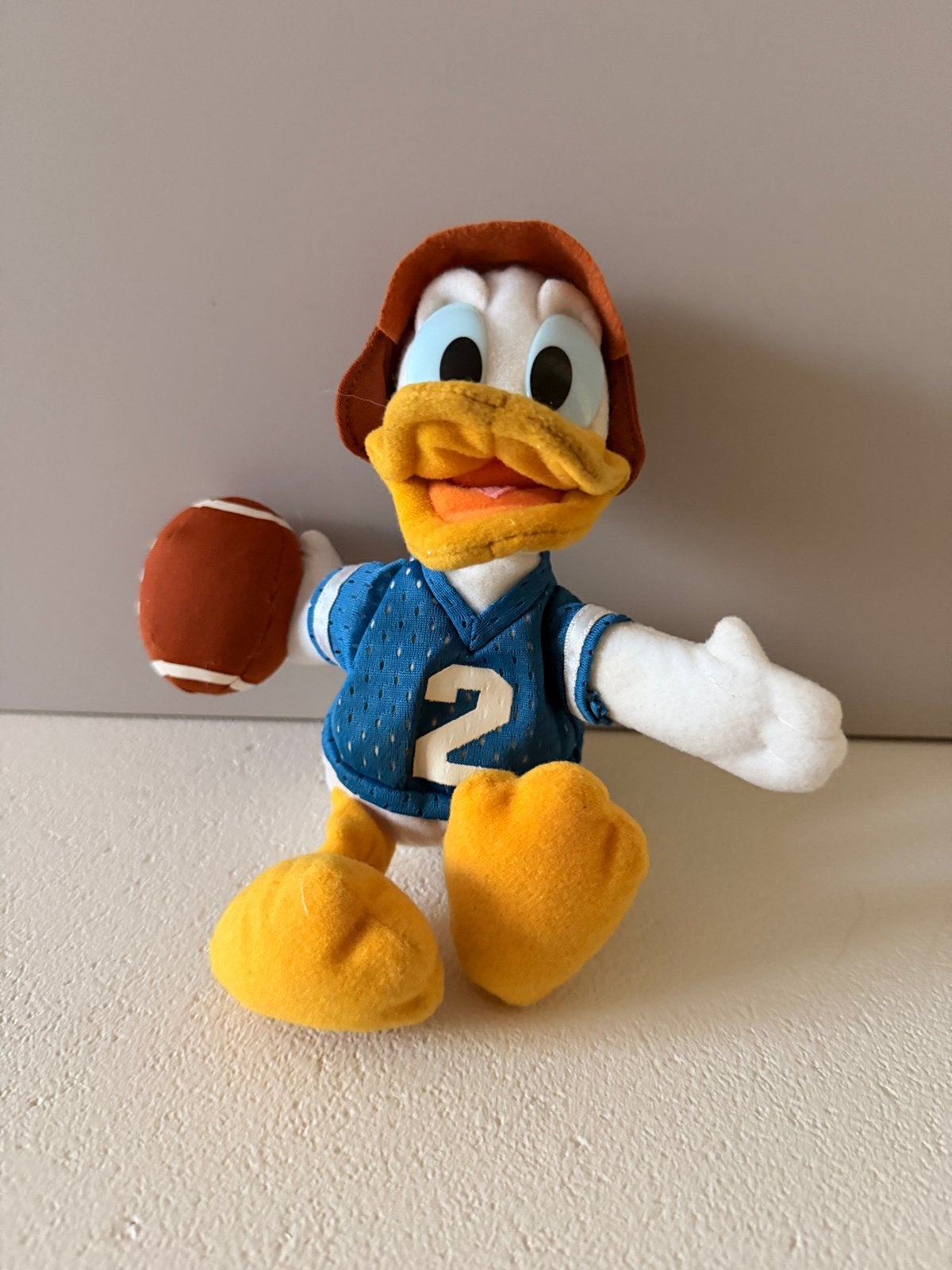 Vintage Donald Duck American Football Fisher-Price Disney, Disney, Overige typen, Ophalen of Verzenden, Meerkleurig