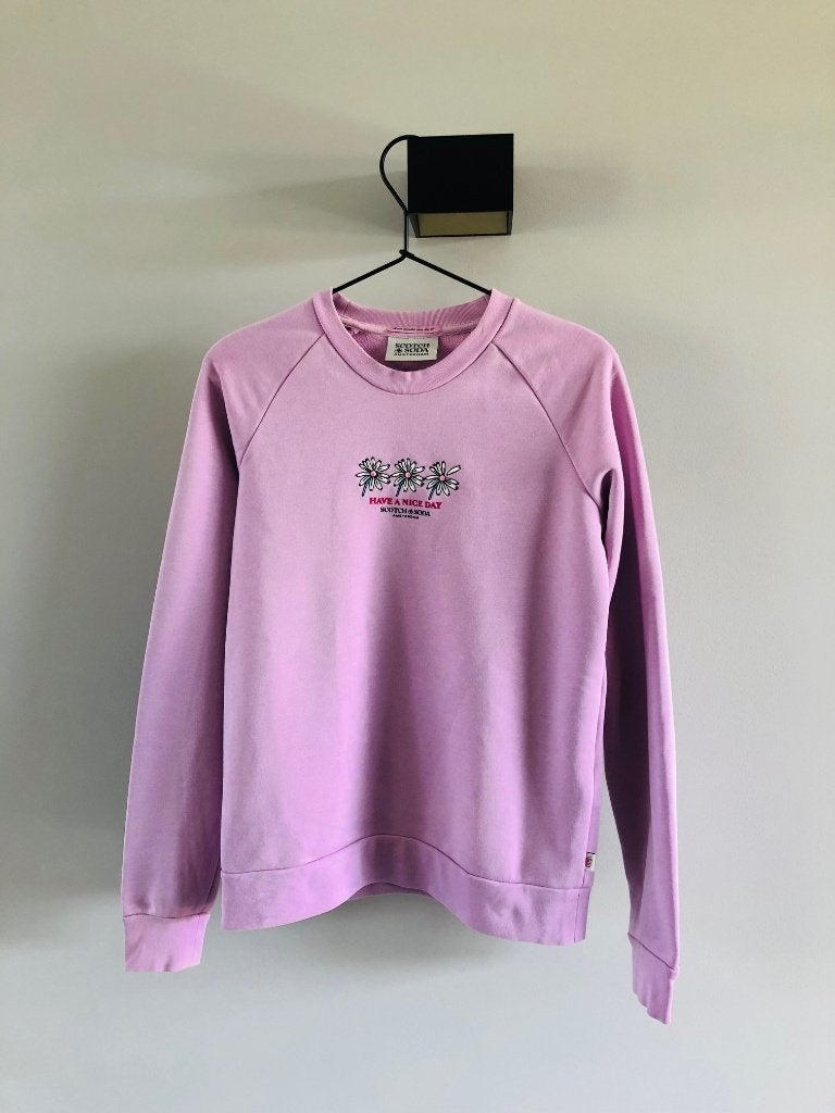 Scotch & Soda | Trui | Sweater | Maat 34 / XS | Lila / Paars, Kleding | Dames, Truien en Vesten, Paars, Scotch & Soda, Ophalen of Verzenden