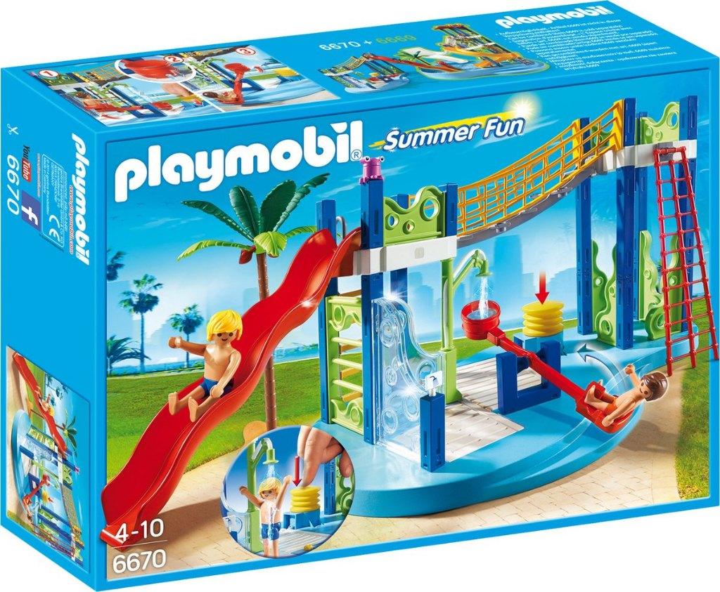 Playmobil 6670 waterspeeltuin, zomer plezier, Ophalen, Gebruikt, Complete set