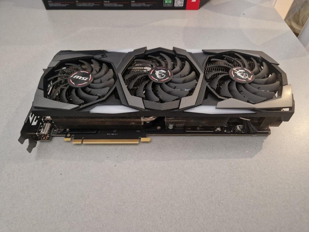 Nvidia MSI GeForce RTX 2070 super Gaming X Trio, Ophalen, Zo goed als nieuw, GDDR6, PCI-Express 3