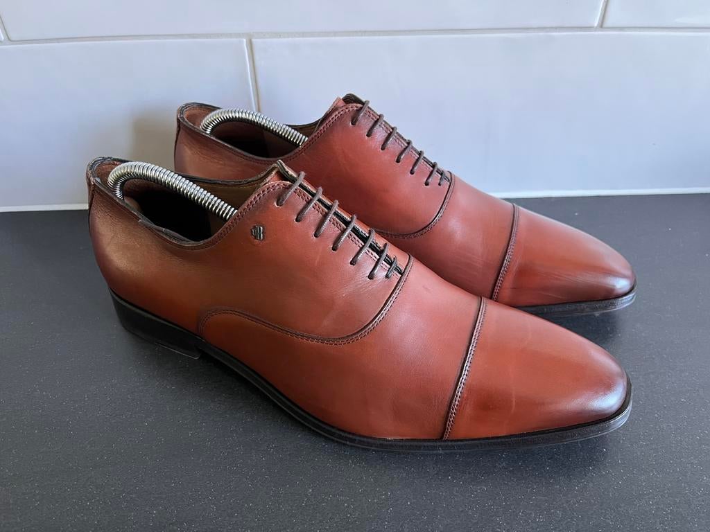 Van Bommel herenschoenen maat 10 / 44 H, Kleding | Heren, Schoenen, Van Bommel, Bruin, Van Bommel, Ophalen of Verzenden