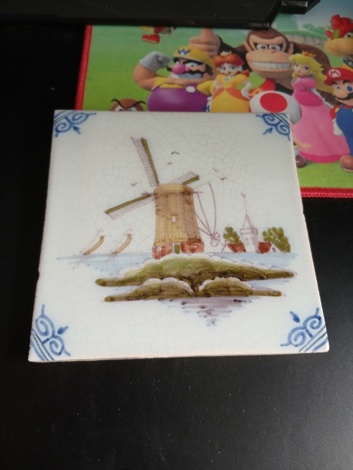 Set van 3 Delfts blauwe tegels met Hollandse taferelen, Antiek en Kunst, Ophalen of Verzenden