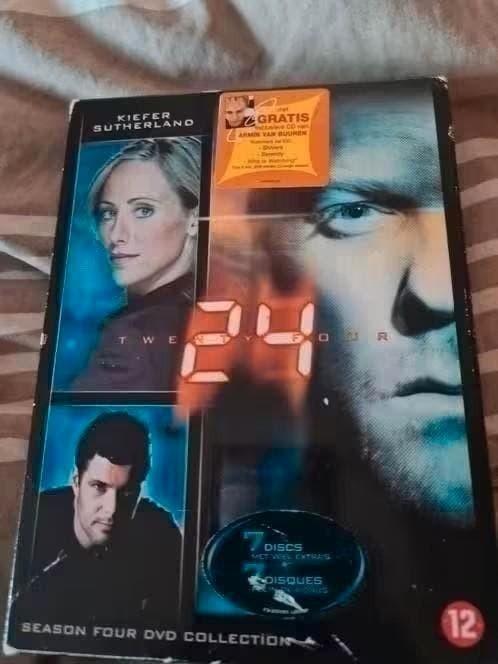 24 Season Four DVD Collection - Kiefer Sutherland, Vanaf 12 jaar, Ophalen of Verzenden, Gebruikt, Actie en Avontuur