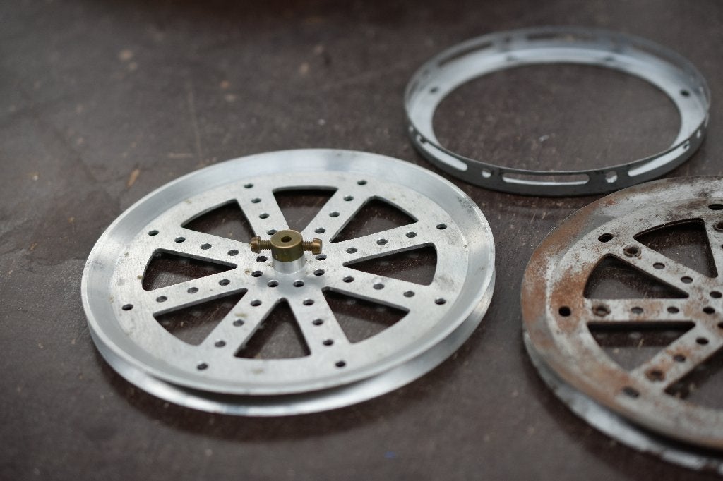 meccano diverse pulley's, Ophalen of Verzenden, Zo goed als nieuw