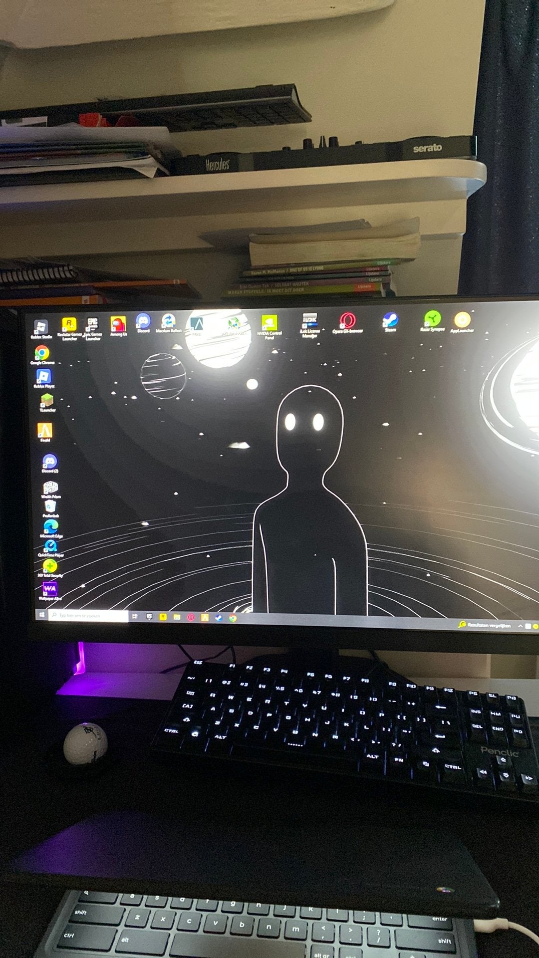 Gaming monitor 165hz, Computers en Software, Overige Computers en Software, Zo goed als nieuw, Ophalen