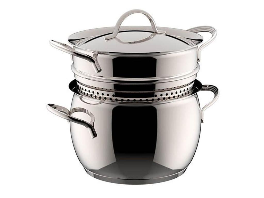 Nieuw -30% | Lagostina Armonia Pastaiola 22cm | 6L, Ophalen, Nieuw, Rvs, Pannenset