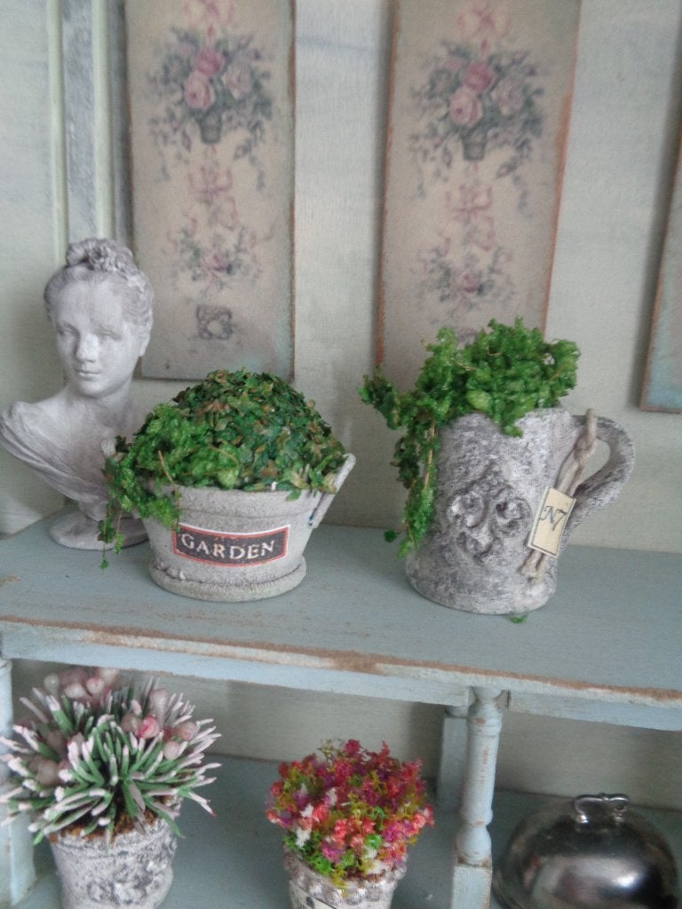 Brocante tuin spulletjes..Poppenhuis 1:12.. (nr V34), Ophalen of Verzenden, Nieuw, Poppenhuis