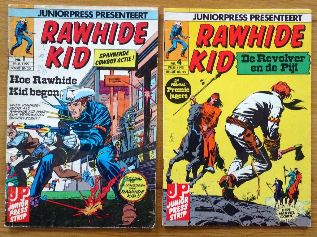Rawhide Kid, Meerdere stripboeken, Ophalen of Verzenden, Gelezen, Junior Press en Sheriff Classics