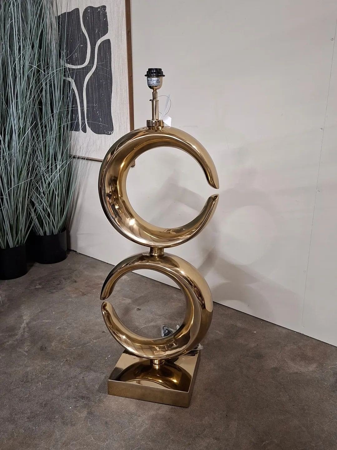 Lampenvoet vloerlamp Maan Goud 99 cm van Light&Living, Ophalen, Light&Living, Onbekend, Nieuw
