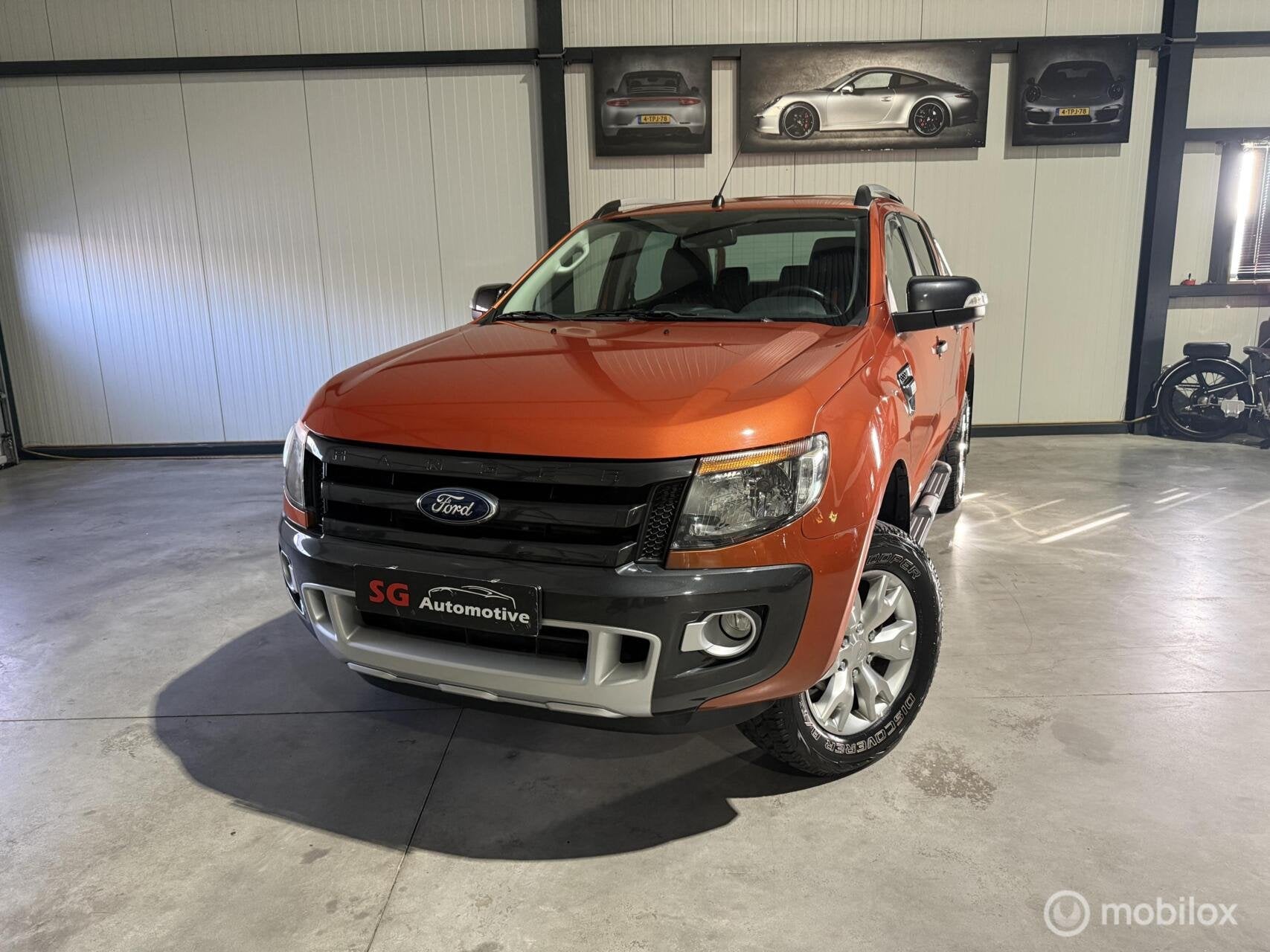 Ford Ranger 3.2 TDCI Wildtrak 4x4 topstaat, Auto's, Gebruikt, Overige carrosserieën, Leder, Bedrijf