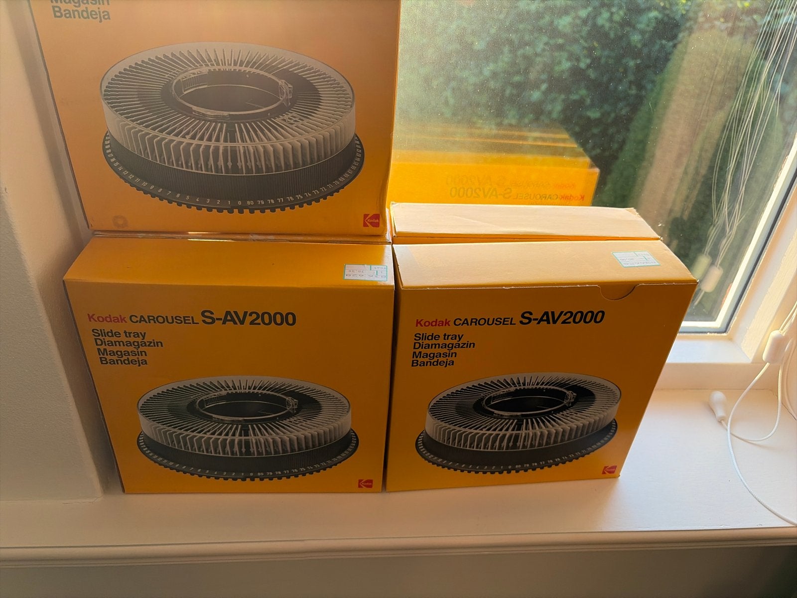 6x Kodak Carousel S-AV2000 diamagazijnen (5x NIB), Ophalen, Zo goed als nieuw