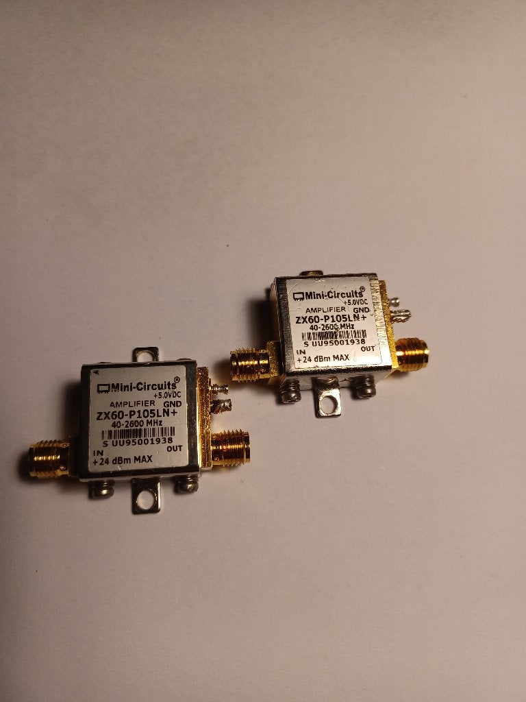 ZX60-P105LN+ Mini Circuits Linear Amp, 40 MHz to 2600 MHz, Telecommunicatie, Ophalen of Verzenden, Gebruikt