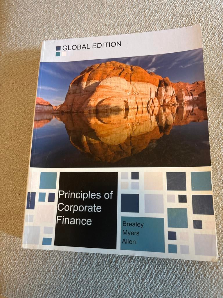 Principles of Corporate Finance - Global Edition, Boeken, Ophalen of Verzenden, Gamma, Zo goed als nieuw, HBO