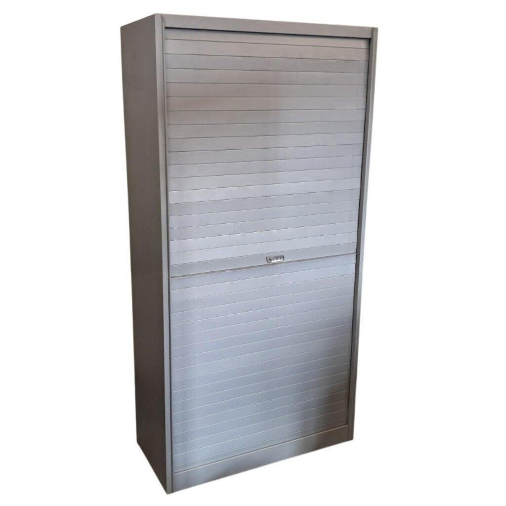 Bulo Rolluikkast Zilvergrijs 198 x 100 x 46, Gebruikt, Meerdere deuren, Metaal, 150 tot 200 cm