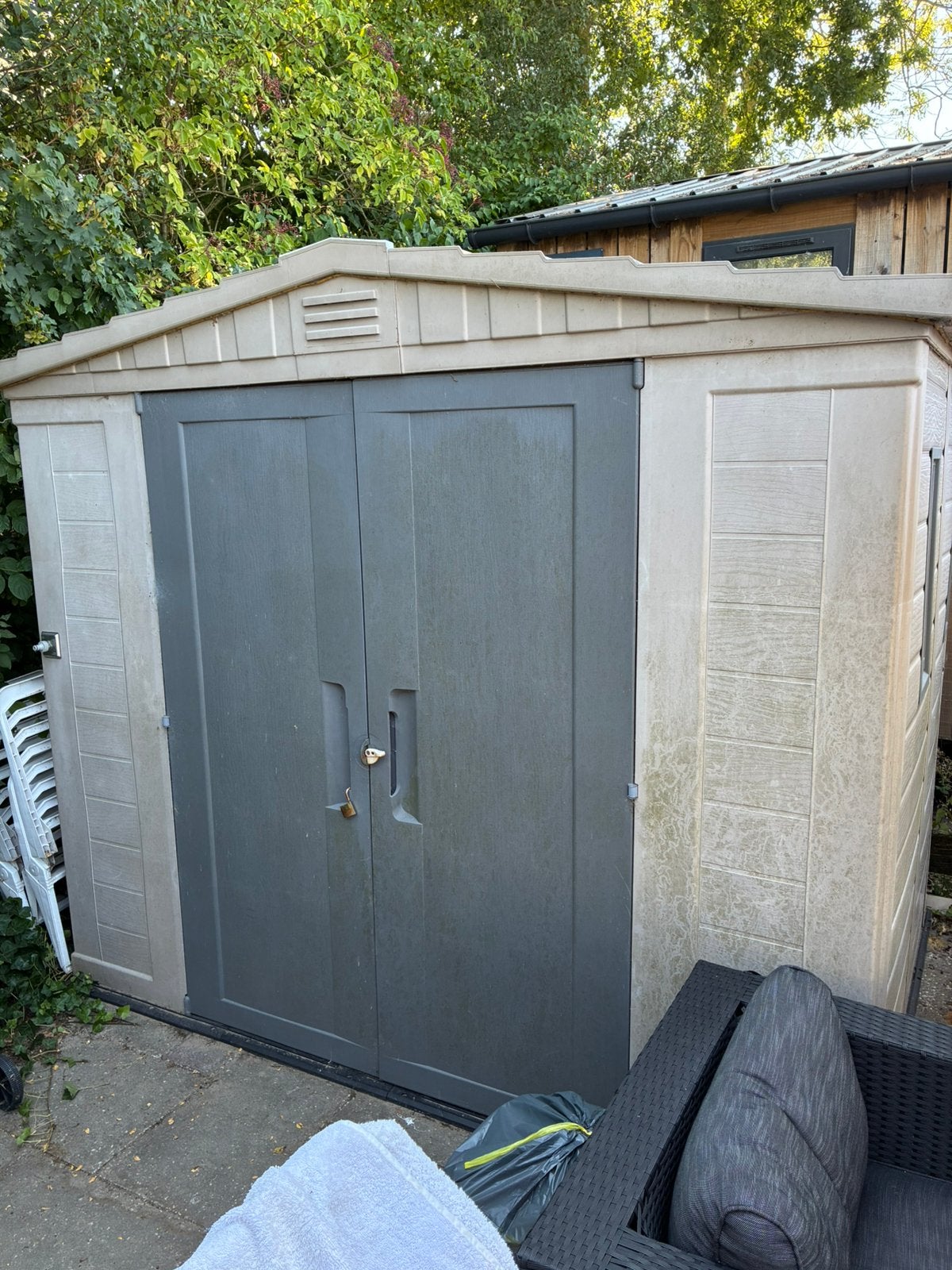 Ketler Kunststof Tuinhuisje, Kunststof, Tuinhuis, 2 ramen, Ophalen