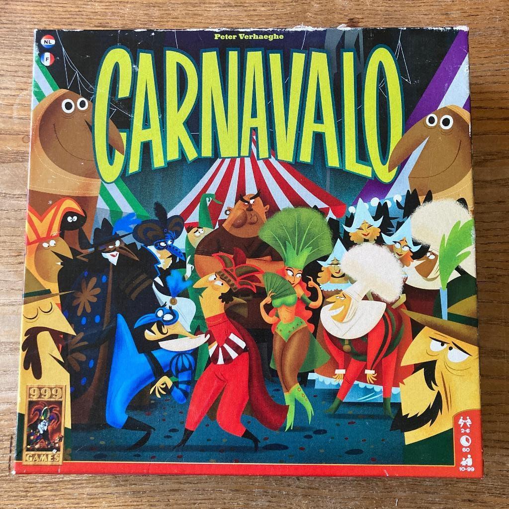 999 games - Carnavalo (2-6 spelers, 10+jaar) zgan, Vijf spelers of meer, Ophalen of Verzenden, Zo goed als nieuw, 999 Games b.v.