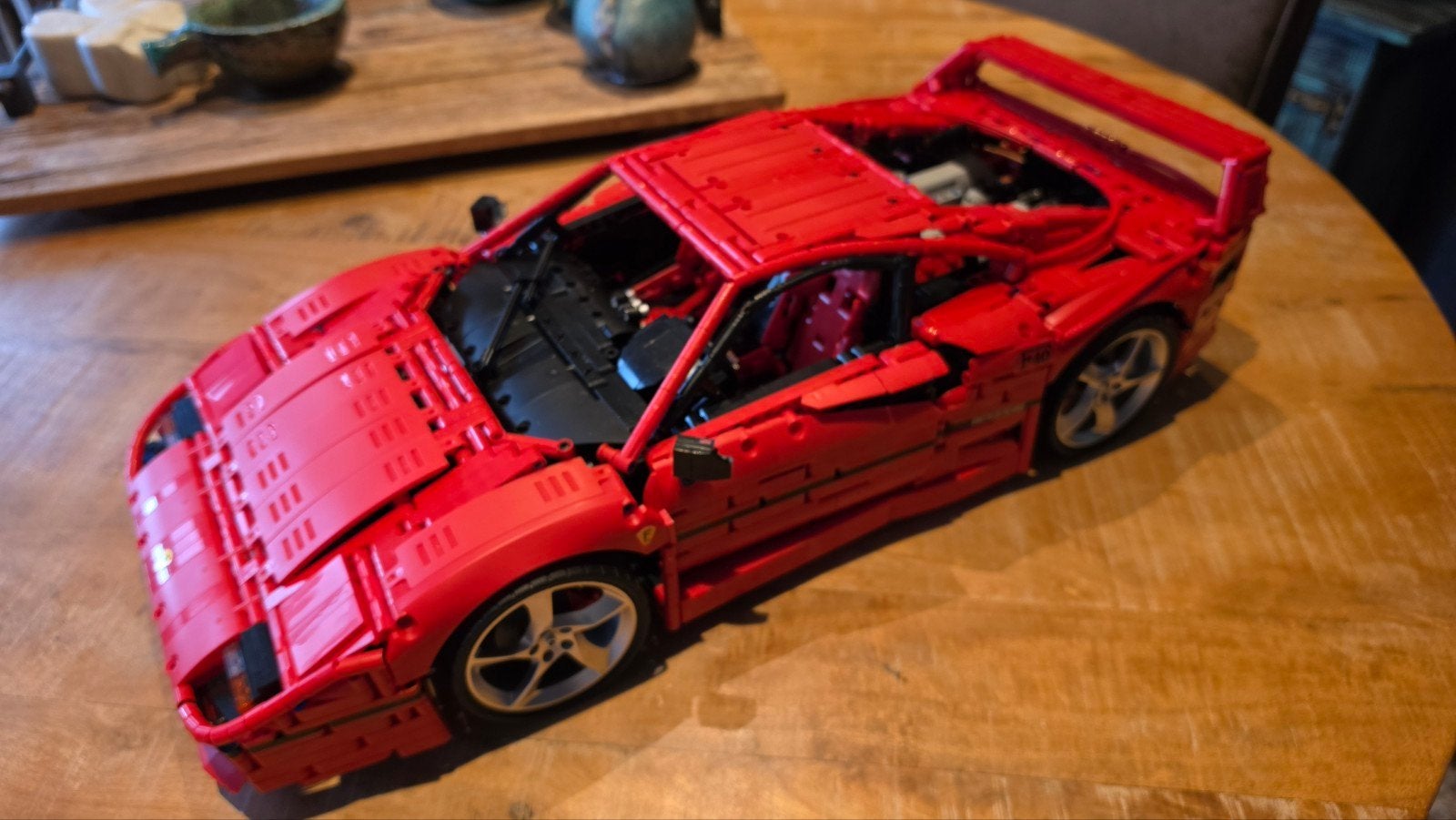 Bouwstenen 1:8 Ferrari F40 - 4100 stukjes met handleiding, Ophalen, Nieuw
