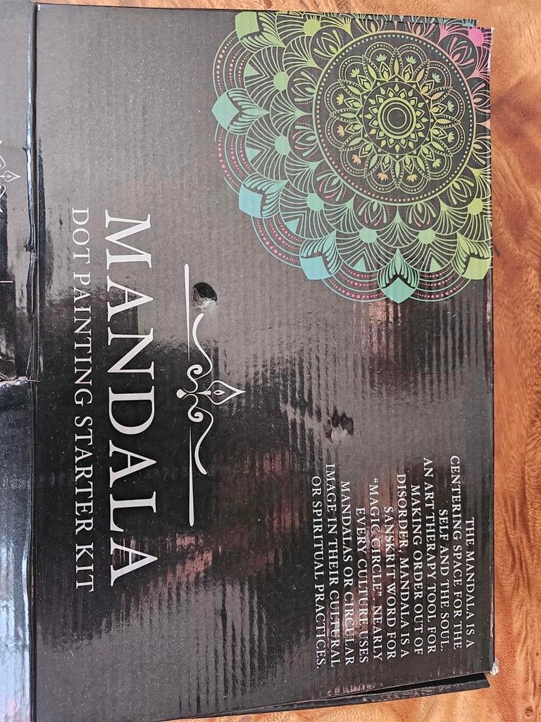Mandala Dot Painting Starter Kit - Creatief en Ontspannend, Ophalen of Verzenden, Nieuw, Acrylverf
